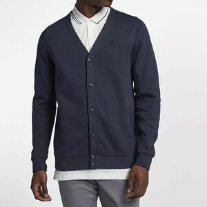 NEW Nike Dri-Fit Navy Blue Limited Edition 2018 Ryder Cup Cardigan